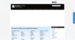 Desktop Screenshot of condor-idiomas.com