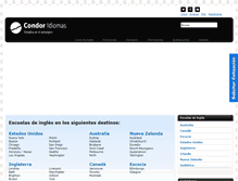 Tablet Screenshot of condor-idiomas.com
